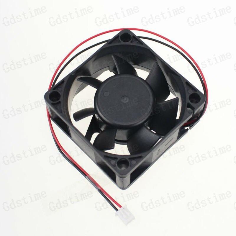 Gdstime 1 Pieces DC 11V 1pin 60mm x 60mm x 11mm 6cm 6011 Black Plastic Brushless Cooling Fan
