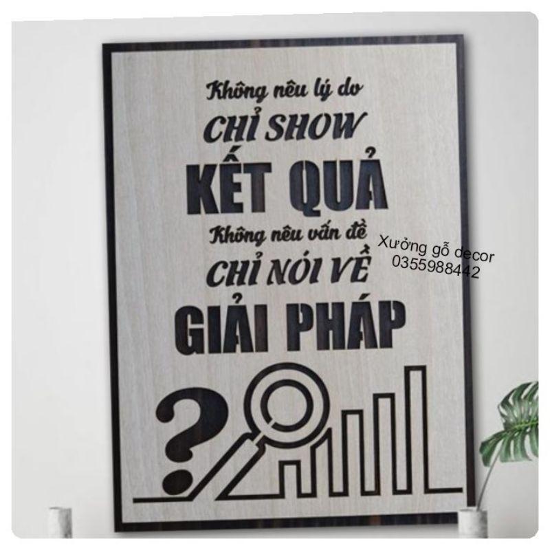 Tranh Gỗ Decor Tạo Động Lực Làm Việc