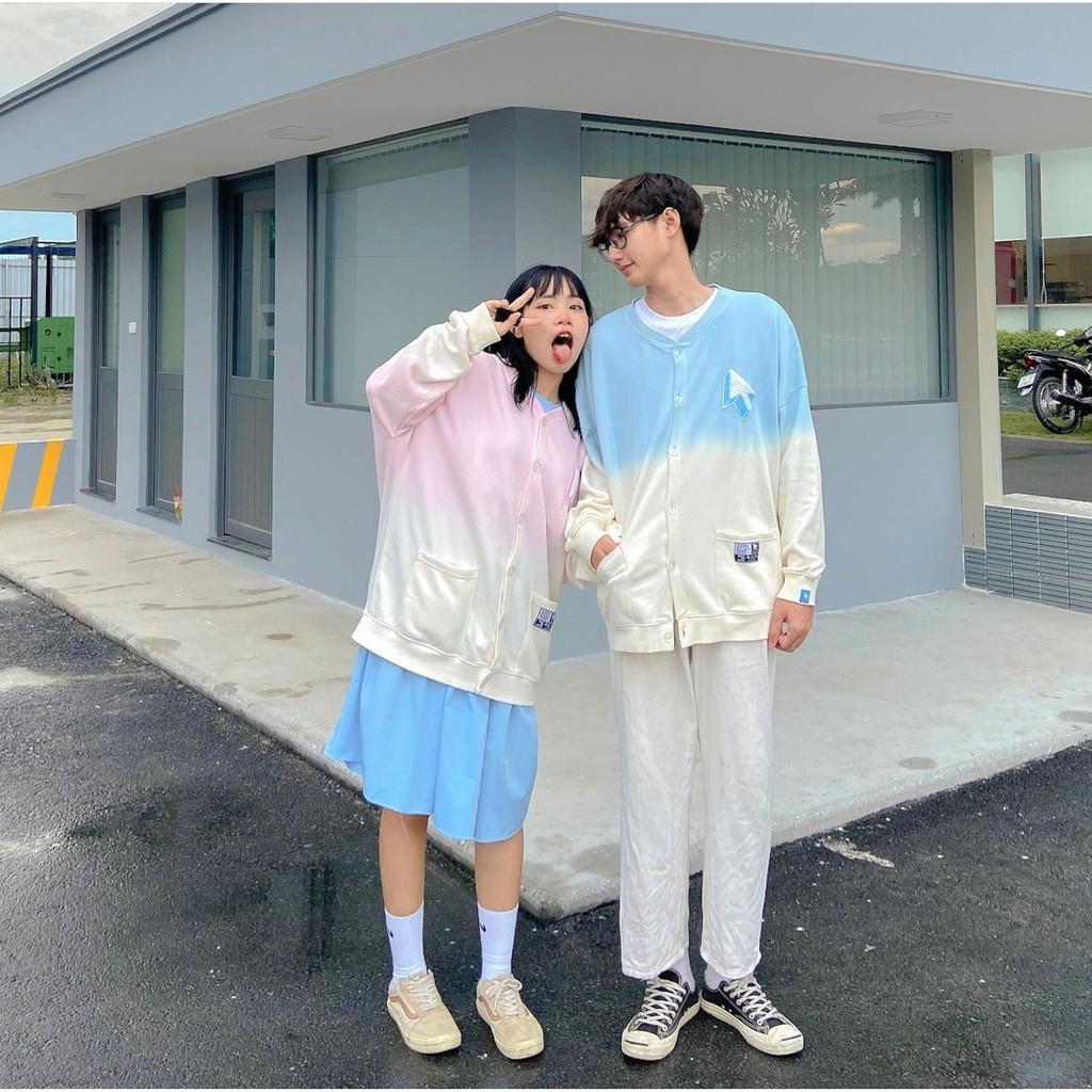 Áo Khoác Nỉ Bông Cardigan Tiedye CLICK.CLUB Loang Màu Unisex - E29