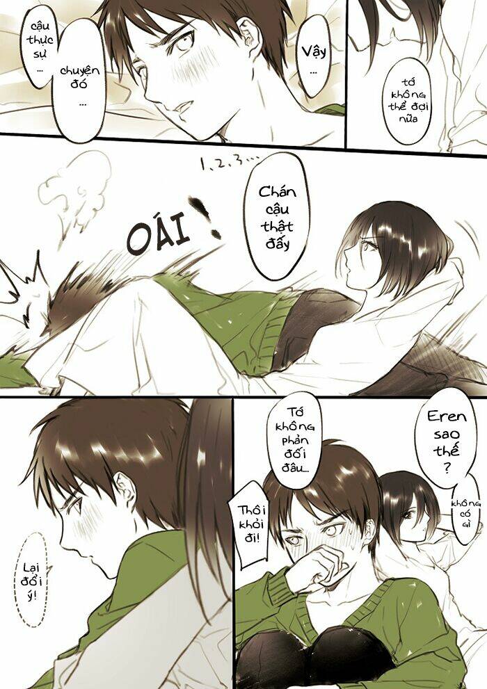 tấn công người khổng lồ - doujinshi our night chapter 1 7