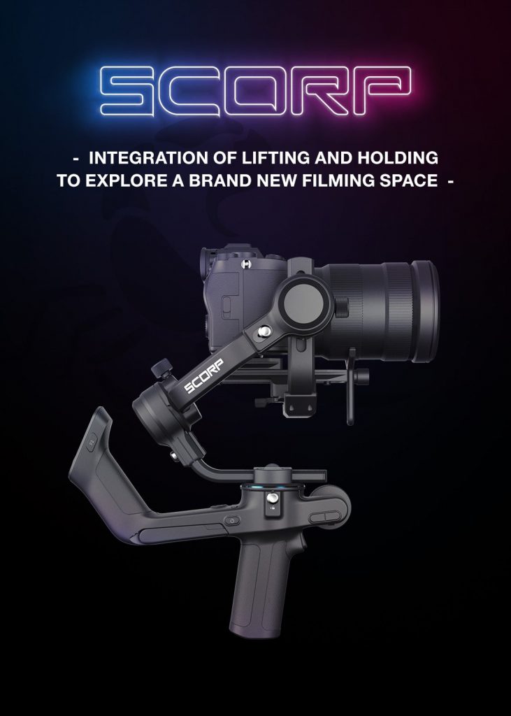 Gimbal Chống Rung Feiyu Scorp F2 Cho Máy Ảnh DSLR và Mirrorless - Hàng Chính Hãng