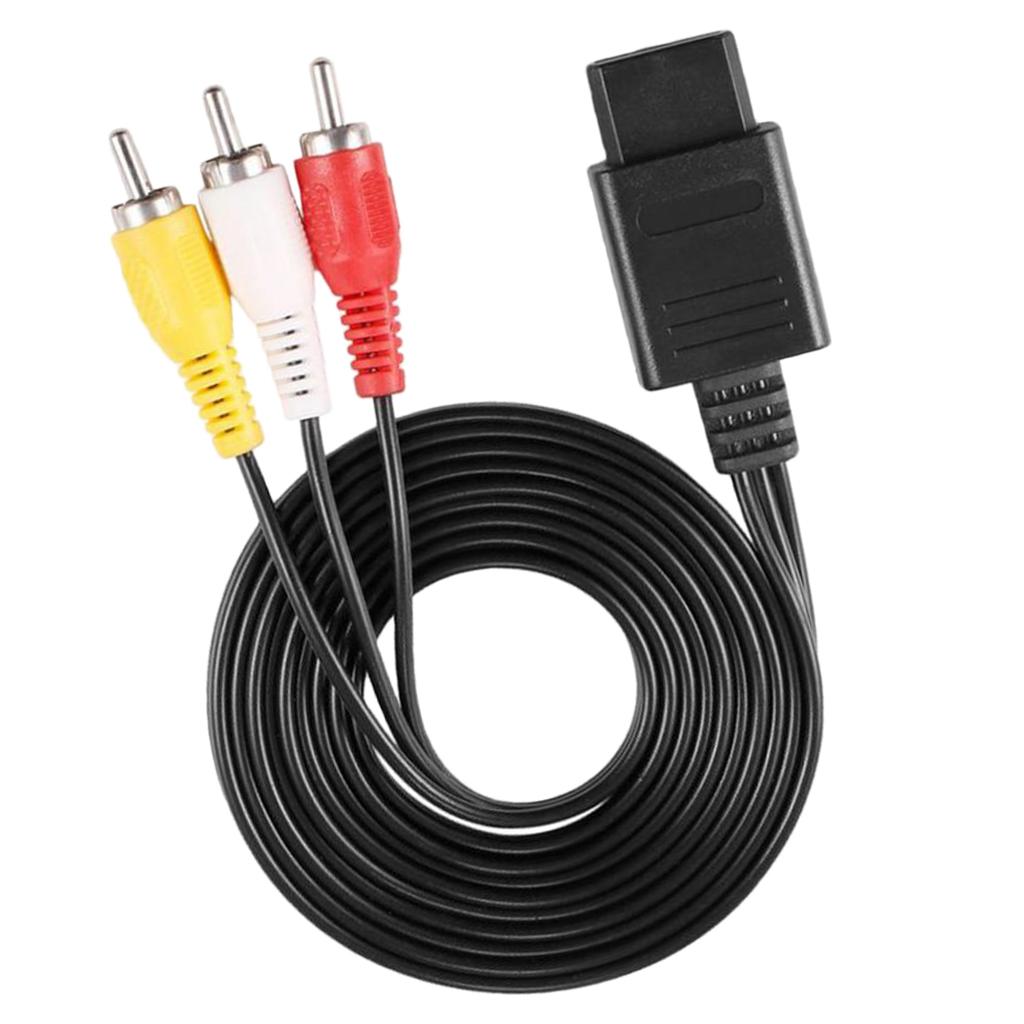 AV Audio Video Cable 1.8 M 6 Feet for 64 N64 Game Cube