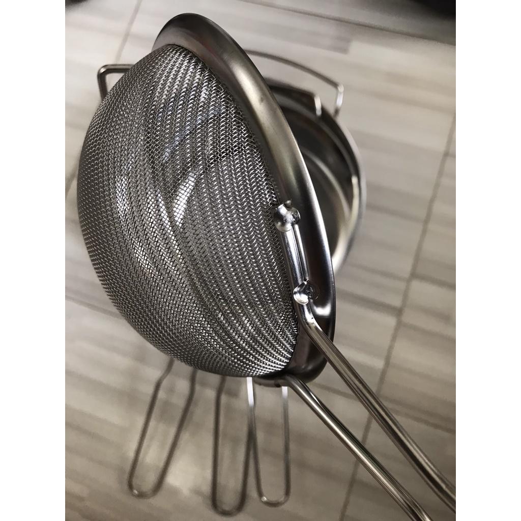 Rây lọc inox 304 hàng dày cứng cáp dùng làm rây cháo vợt ráo dầu lọc rau má vớt đồ chiên đa năng