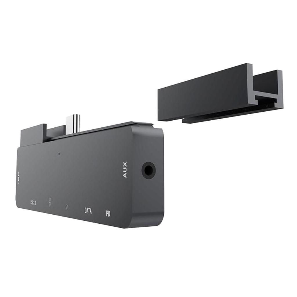 7in1 USB-C Hub Multiport HDMI Docking Station HUB for MacBook 4K Support
