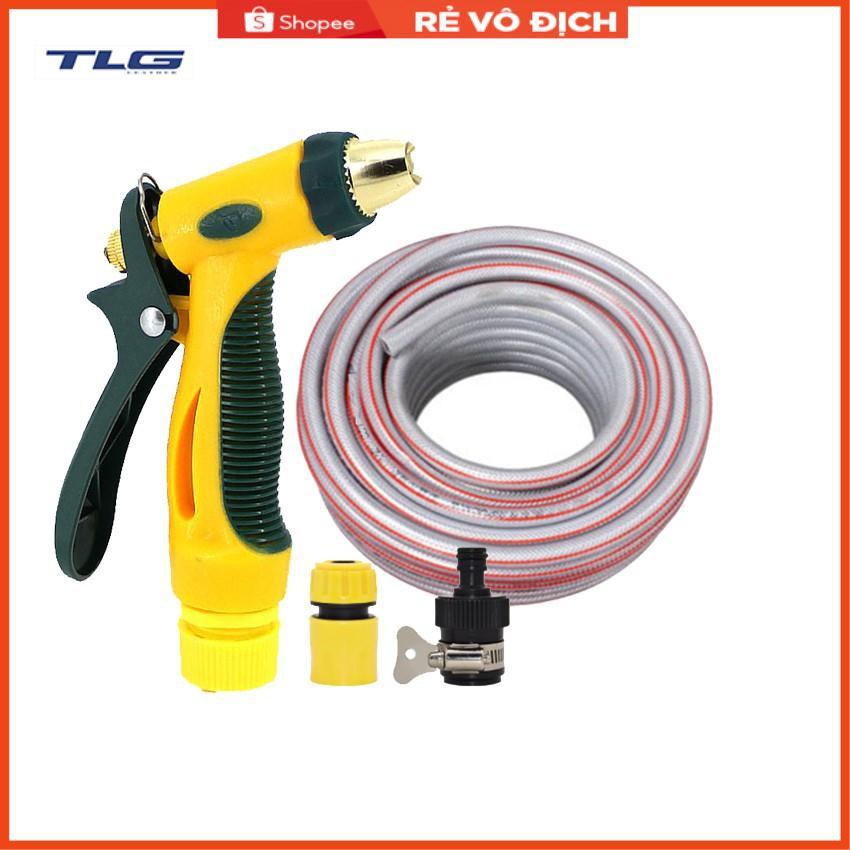 Bộ dây vòi xịt nước rửa xe,tưới cây tăng áp 3 lần 3-5m 206317