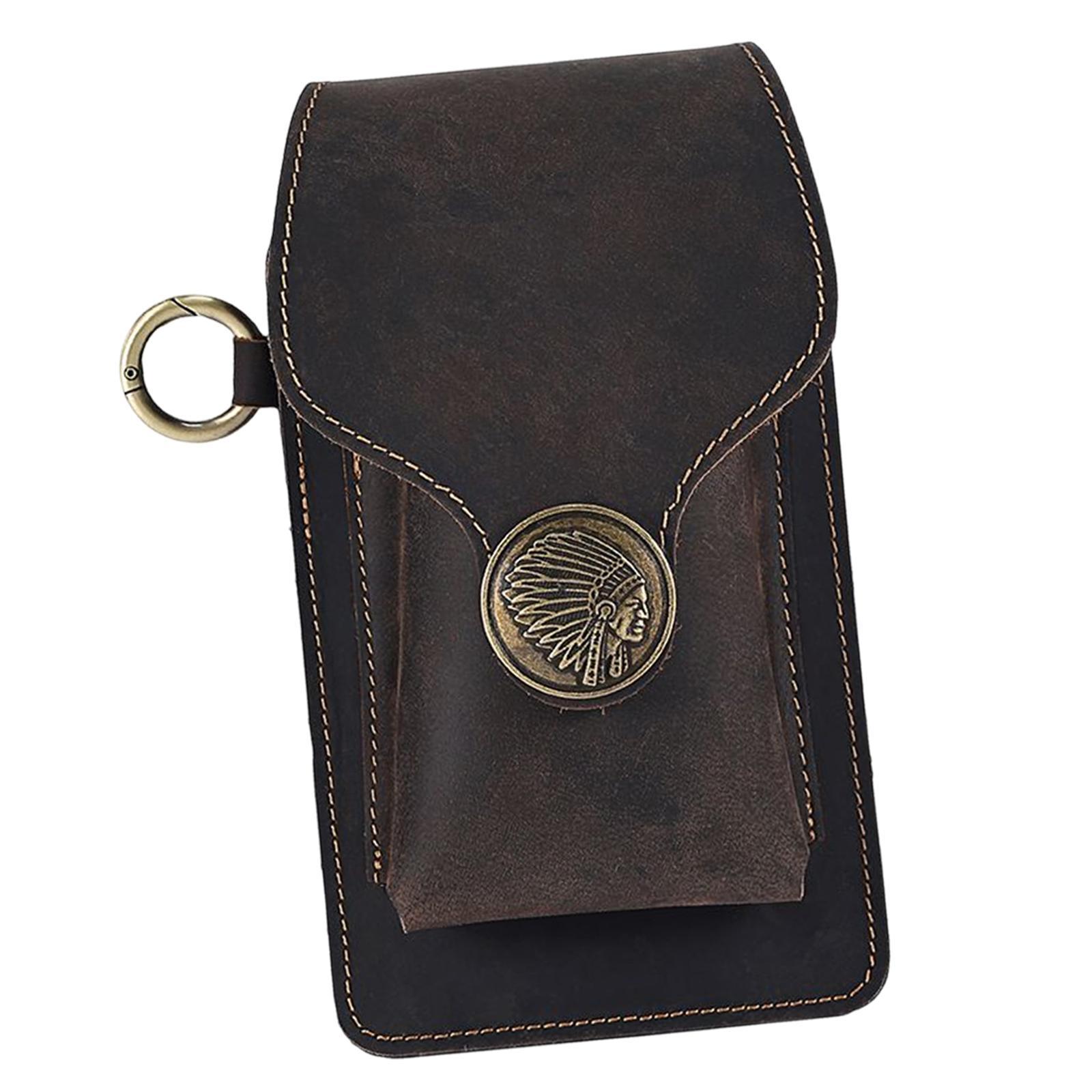 Waist Bag Pouch Carrying Case for Men Belt Loop Phone  for Outdoor Dark