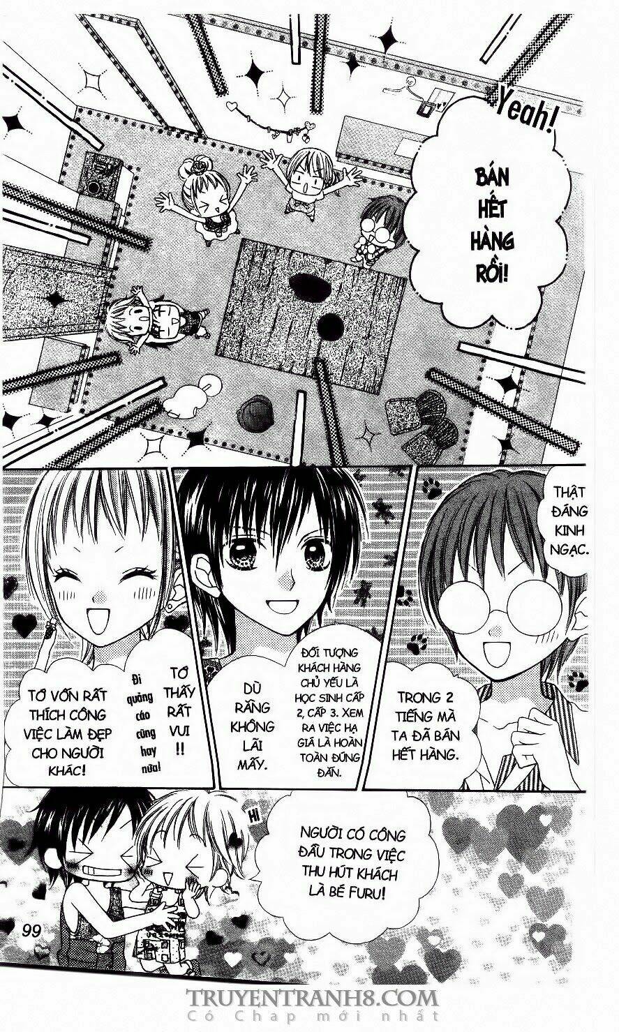 tiệm thời trang, love cotton chapter 4 13