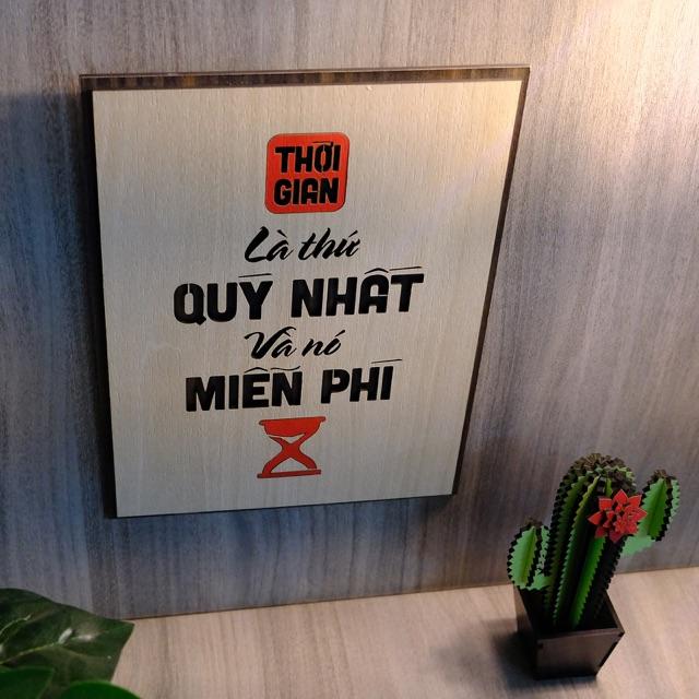 Tranh treo tường Gỗ tạo động lực