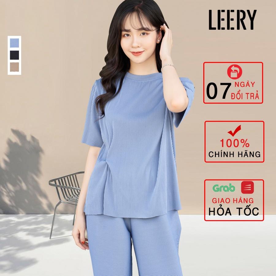 Bộ đồ nữ dáng rộng chất vải đẹp dày dặn đứng form bộ quần áo mặc hàng ngày Hàn Quốc SET-01