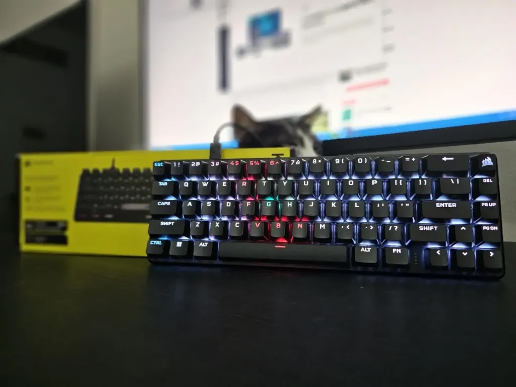 Bàn Phím cơ Corsair K65 PRO MINI RGB OPX - Hàng chính hãng