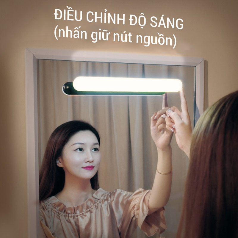 Đèn Trang Điểm, Đèn Đọc Sách Đa Năng Tháo Được, Điều Chỉnh Độ Sáng Dùng Pin Sạc