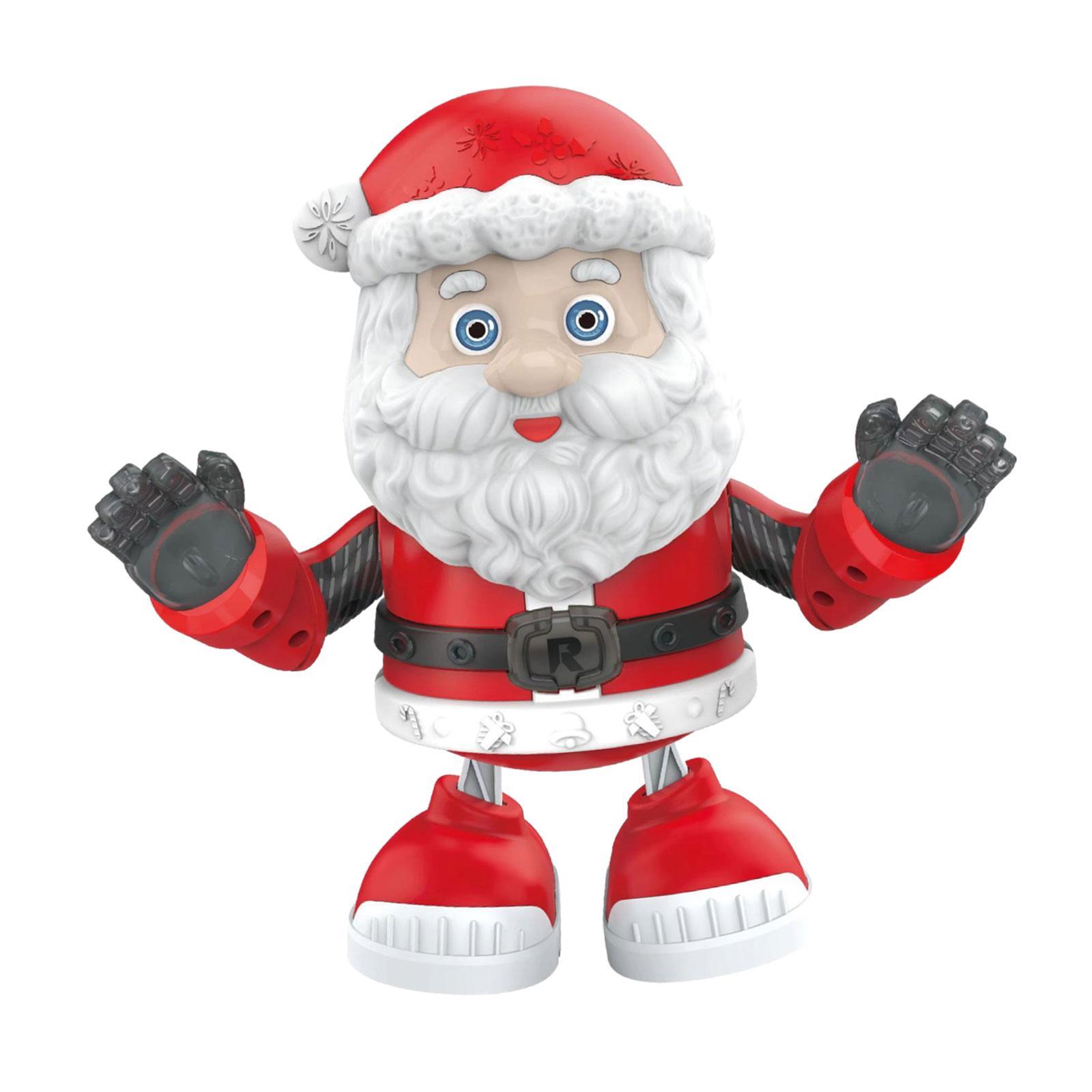 Singing Dancing Santa Claus Electric Santa Claus Toy for Xmas Party Tabletop