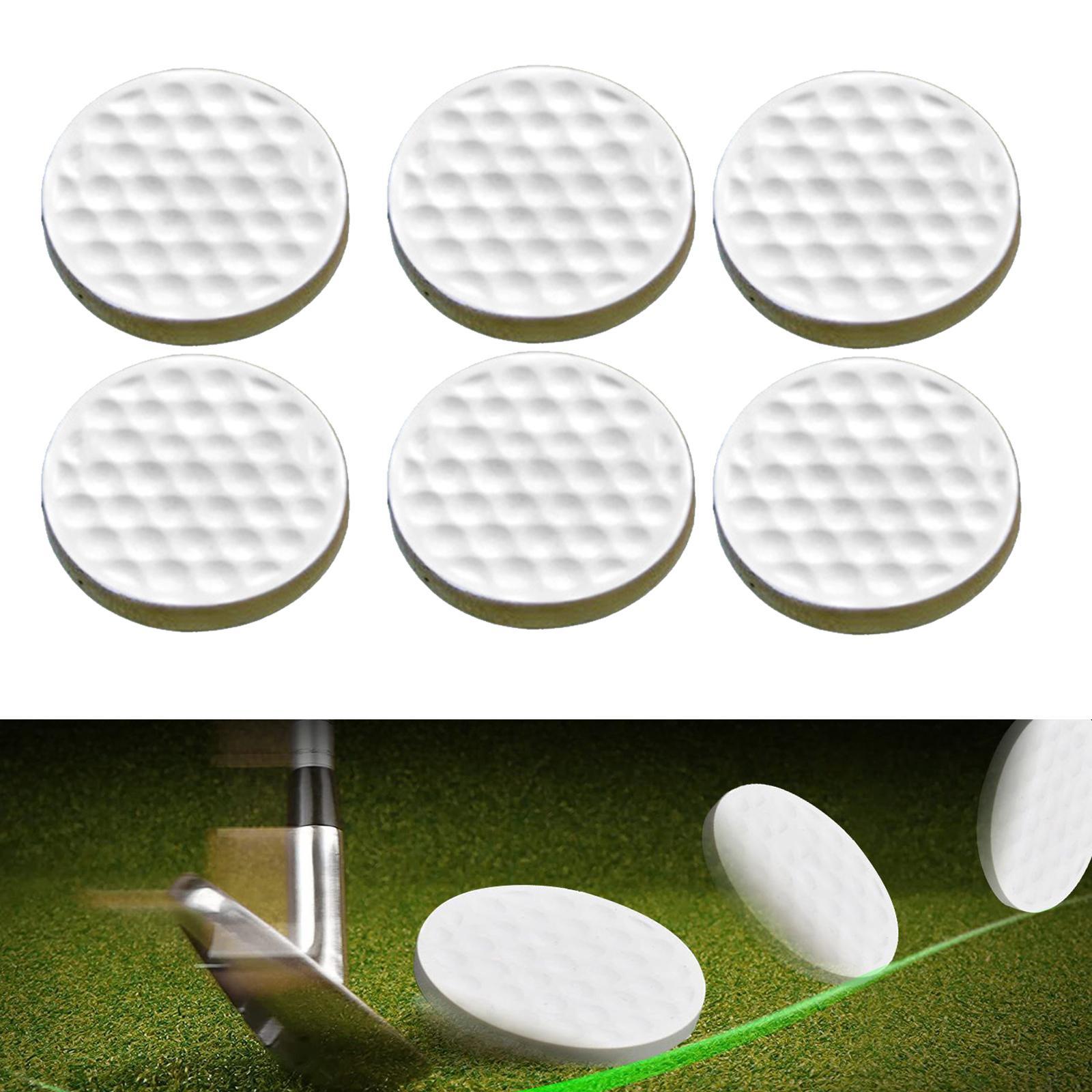 6x Golf Practice Ball Soft Sports Golf Balls Golf Swing Trainer for Putting Practice Driving Range Golf Equipment Men Women Golfer Gift