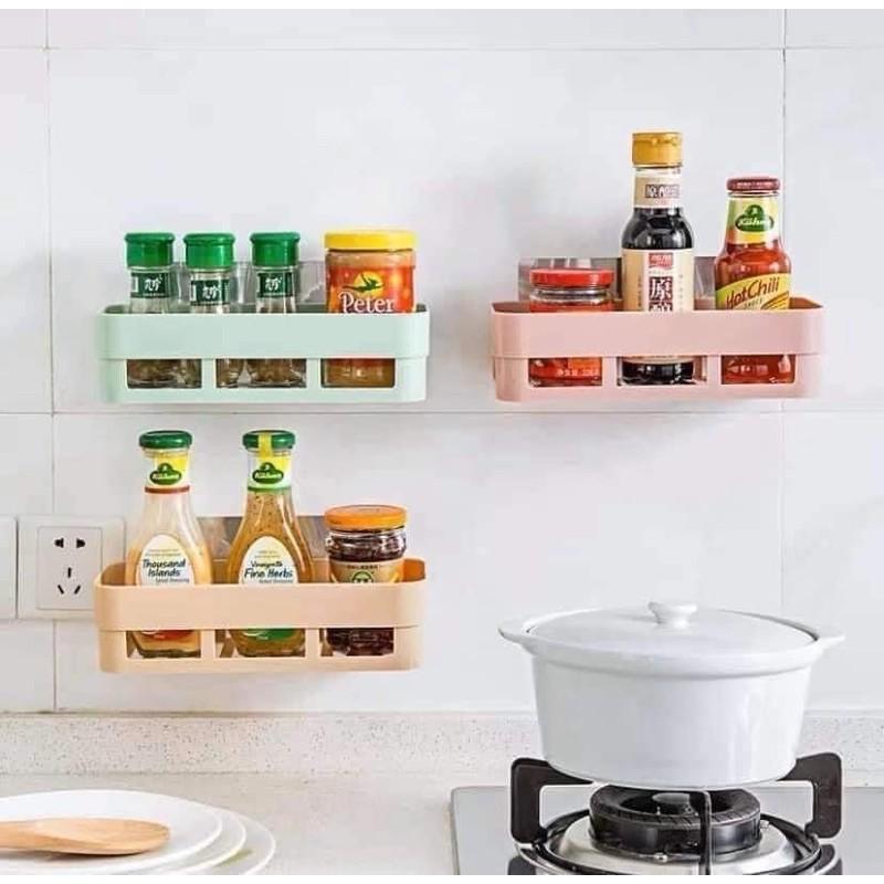 KỆ ĐƠN DÁN TƯỜNG ĐA NĂNG CHỮ NHẬT 841 TIỆN LỢI KÈM MIẾNG DÁN SIÊU CHẮC KT 33X7.5CM