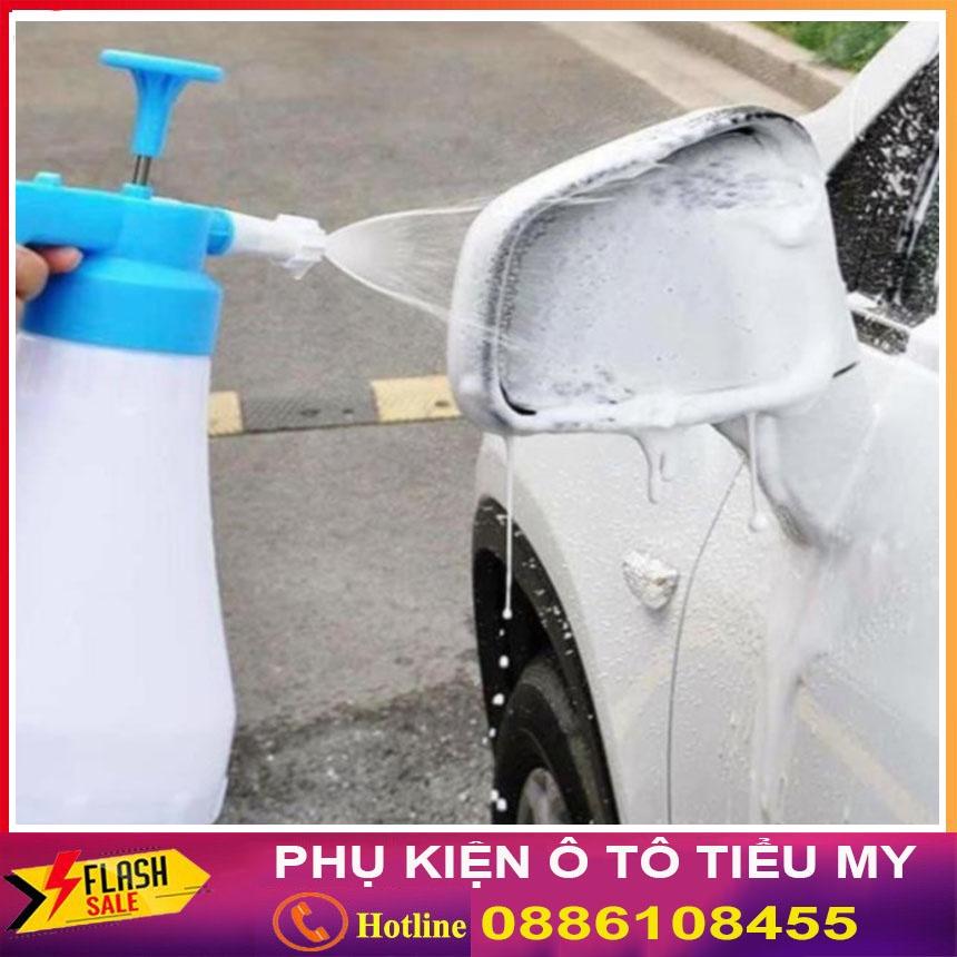 Bình Xịt Tạo Bọt Tuyết Rửa Xe Ô Tô , Xe Máy Cầm Tay 1.8L, Bình Xịt Đa Năng