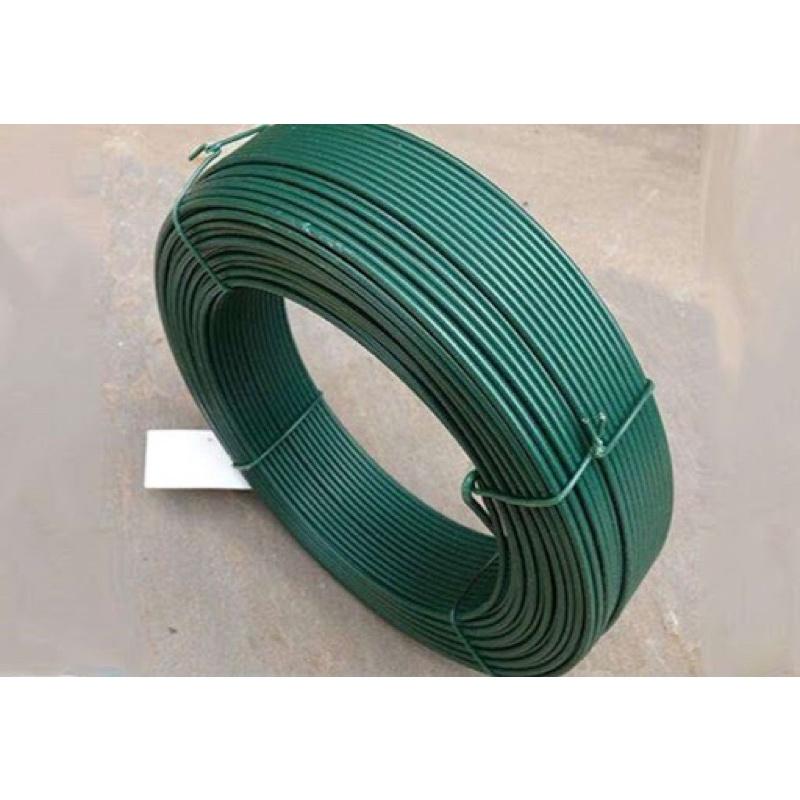 10 Mét dây thép bọc nhựa màu xanh không rỉ loại 2,5 li