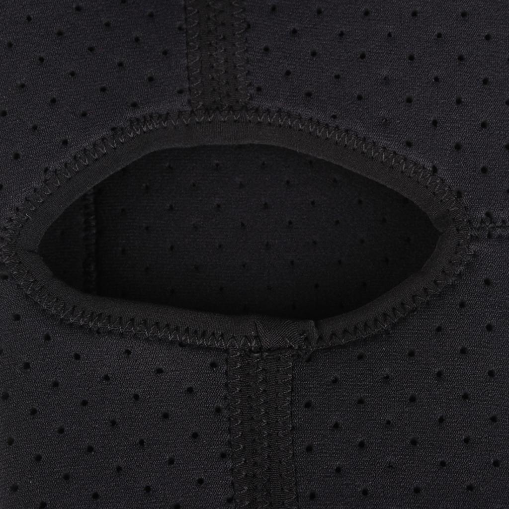 Black Knee Brace Compression Sleeve Patella Protector Pad Support Wrap