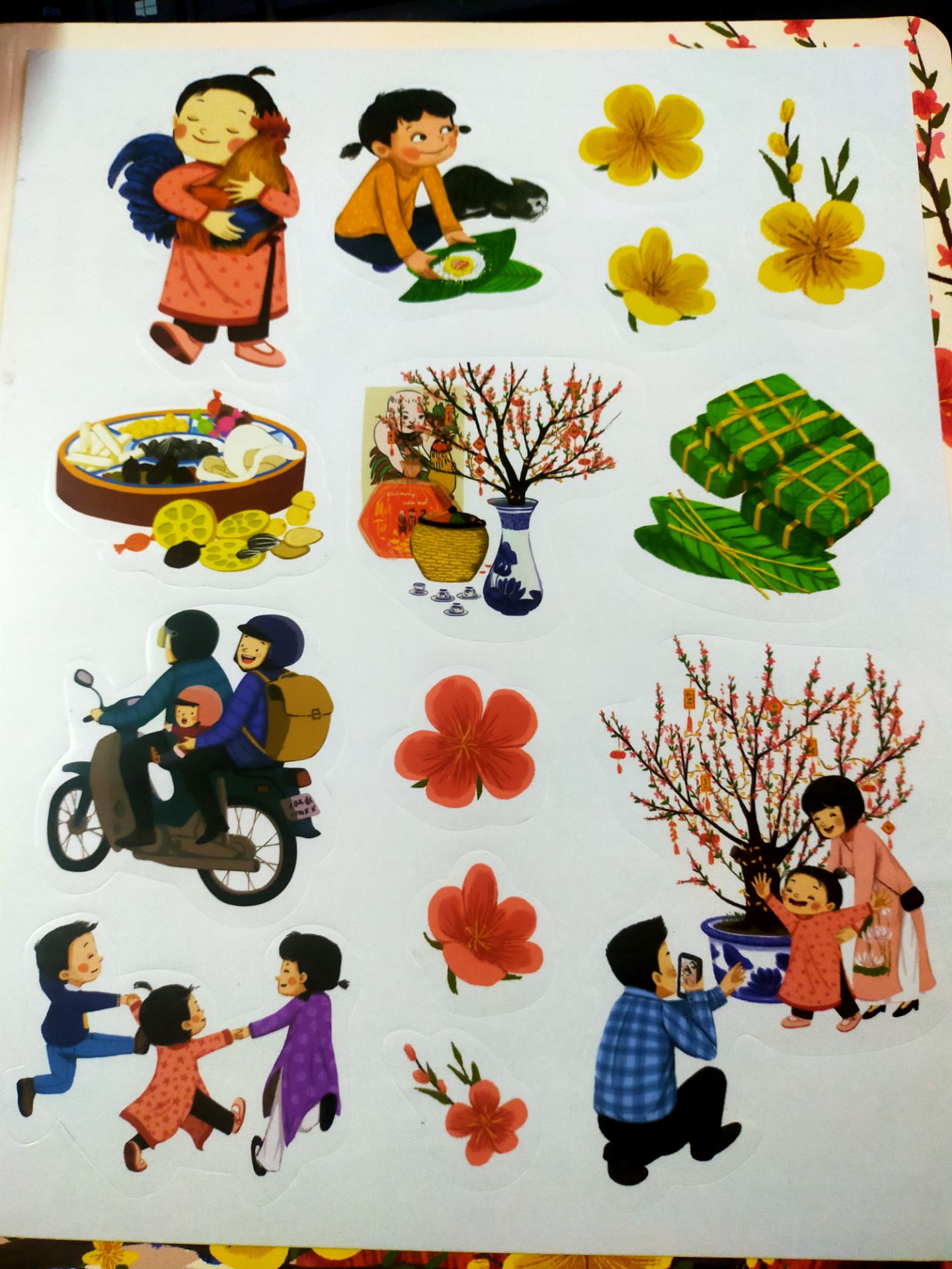 Sách - Đúng là Tết (tặng kèm Sticker)