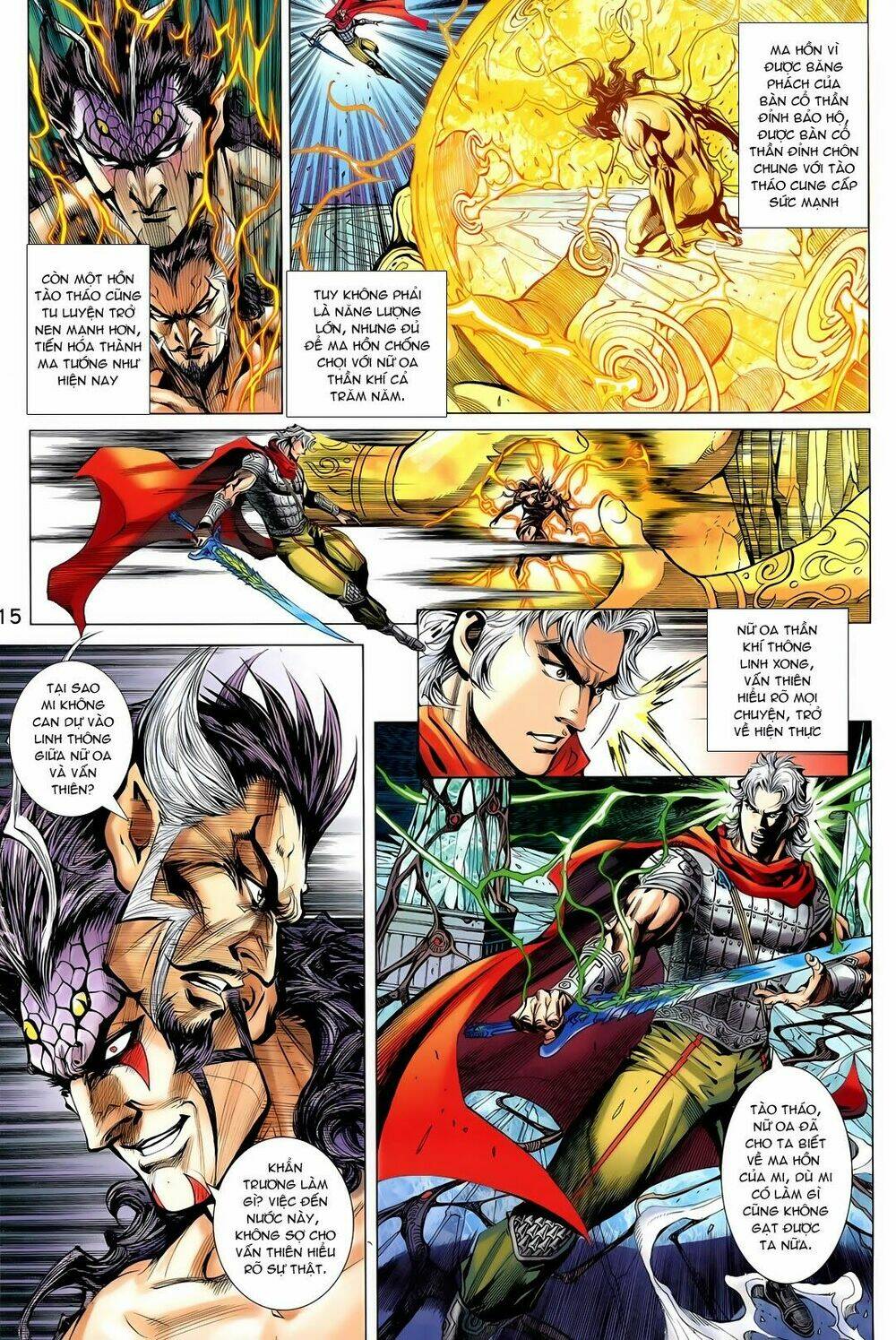 thần binh vấn thiên chapter 11 14