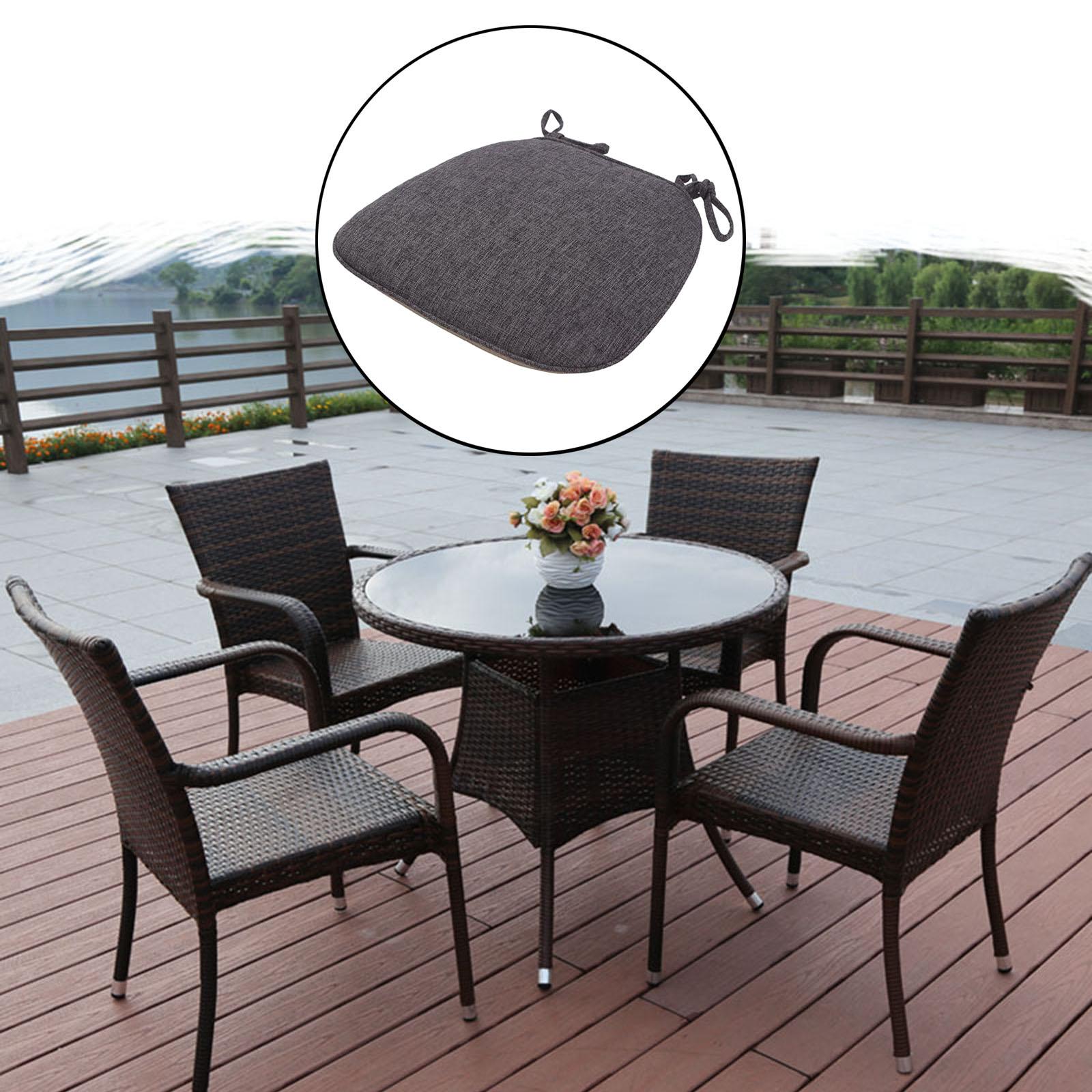 Chair Cushion with Ties for Dining Chairs Nonslip Chair/Seat Cushion Pad Office Home Chair Cushion Home Decor Supplies