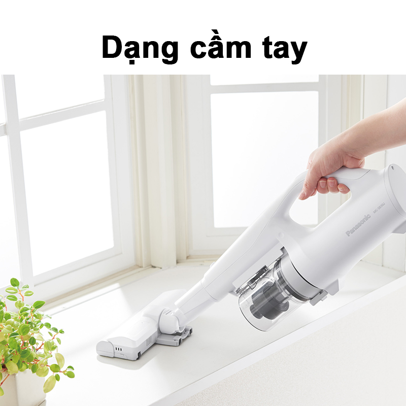 Máy hút bụi không dây cầm tay siêu nhẹ- Tích hợp cảm biến bụi mịn Panasonic MC-SB30JW049 - Hàng chính hãng
