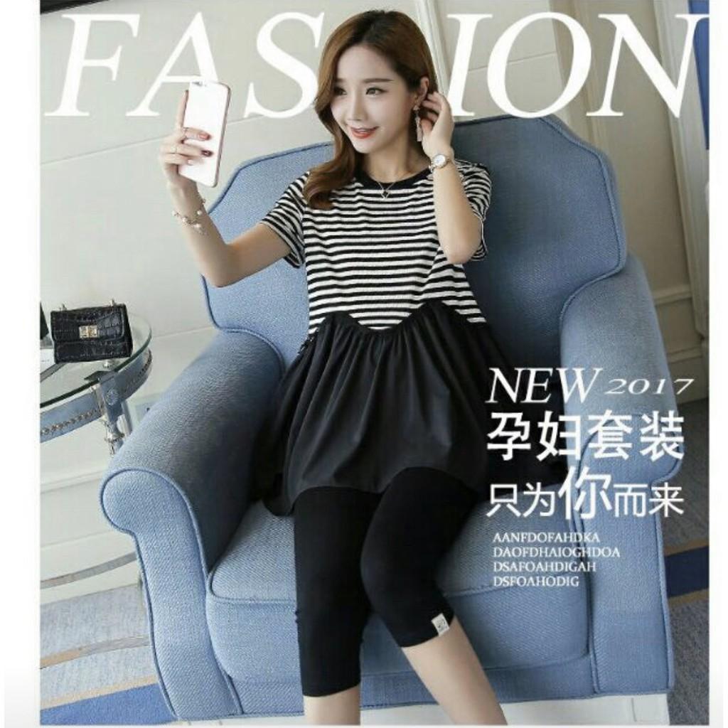 Áo Bầu Công Sở - áo bầu xinh Chất Cotton Màu Đen - Tổng kho váy bầu