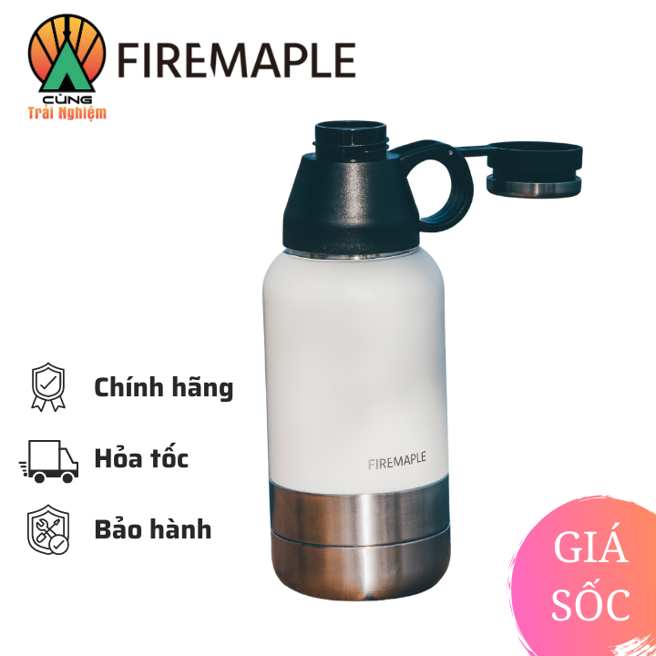 [CHÍNH HÃNG] Bình giữ nhiệt 1L kèm 2 bát Orca của Firemaple