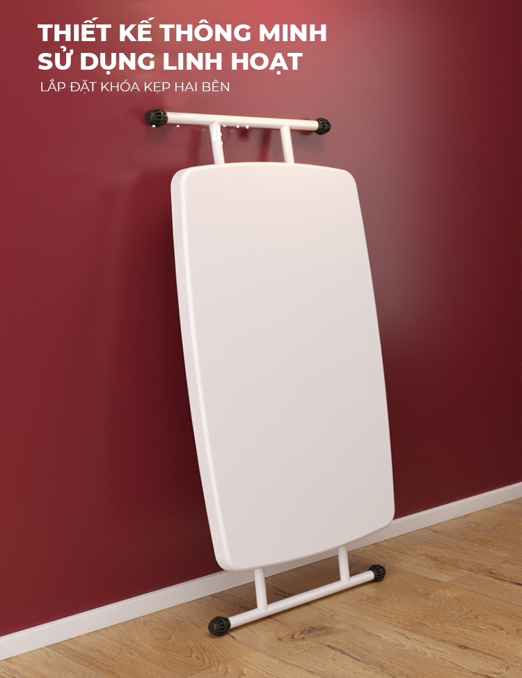 Bàn làm việc gấp gọn tuỳ chỉnh chiều cao siêu nhanh siêu nhẹ thương hiệu IGA - GN85