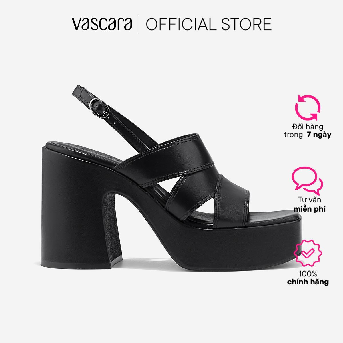 Vascara Giày Sandals Platform Quai Layer Cách Điệu - SDN 0801