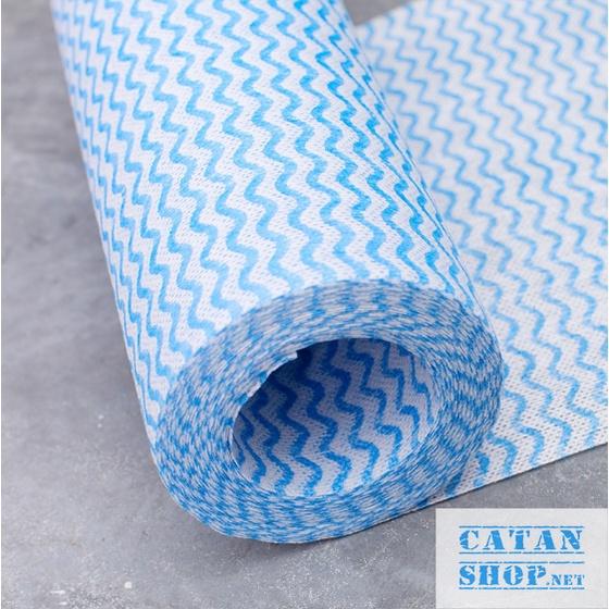 Giấy cuộn đa năng, khăn lau bếp, lau bàn , lau tay có thể giặt và tái sử dụng cuộn 20cm và 25cm dạng sóng màu