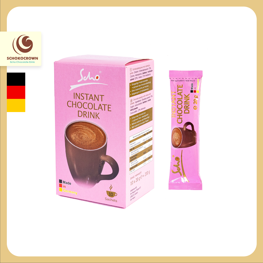 Bột cacao Sweet Treat - Vị sô cô la thanh, ngọt ngào, có bọt kem tạo cảm giác tan chảy trong miệng