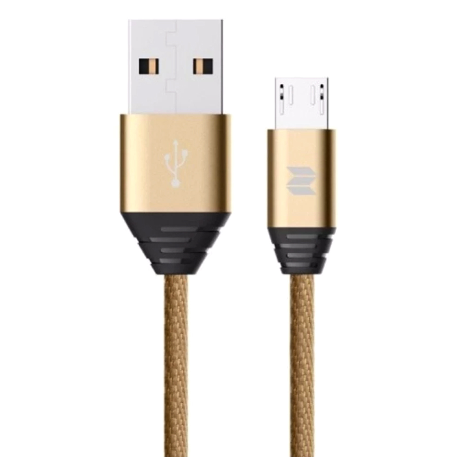 Cáp Dù Cổng Micro USB Rock M5 Metal - Hàng Chính Hãng