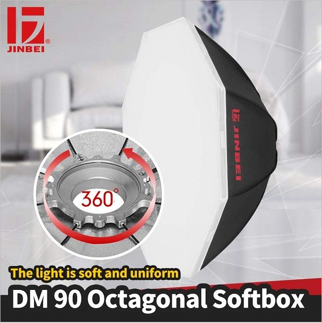 Softbox bát giác Jinbei 90cm Hàng Chính Hãng