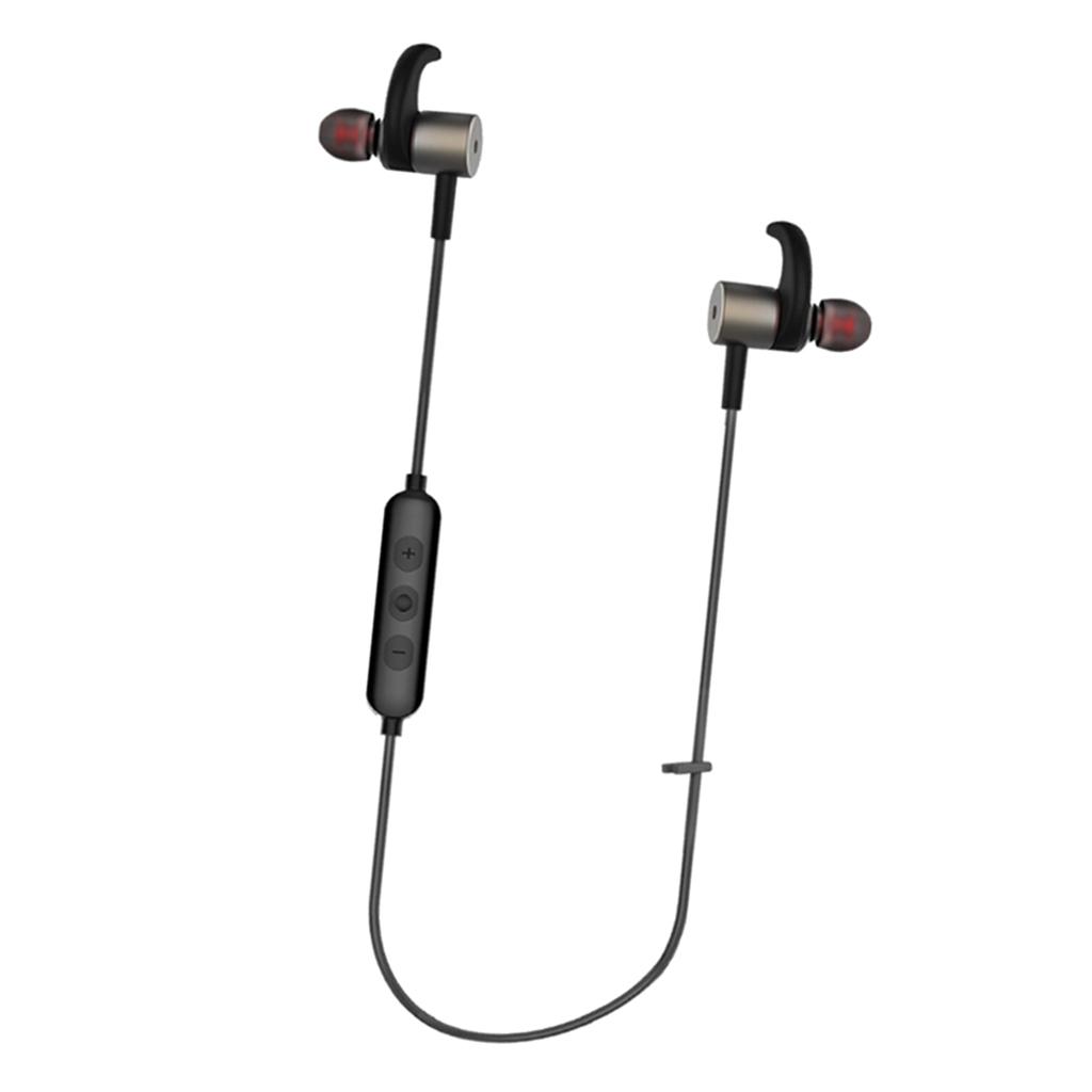4.1 Magnetic Sweatproof Stereo Bluetooth Earphones for Sports With Mic