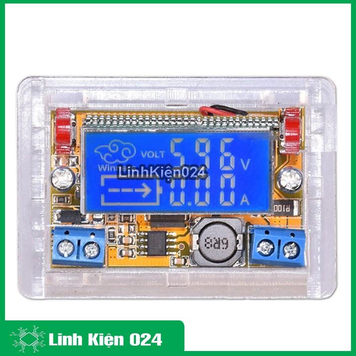 Module Buck DC-DC LCD Hiển Thị Điện Áp - Dòng Điện Vin 5V-23VDC MP2307