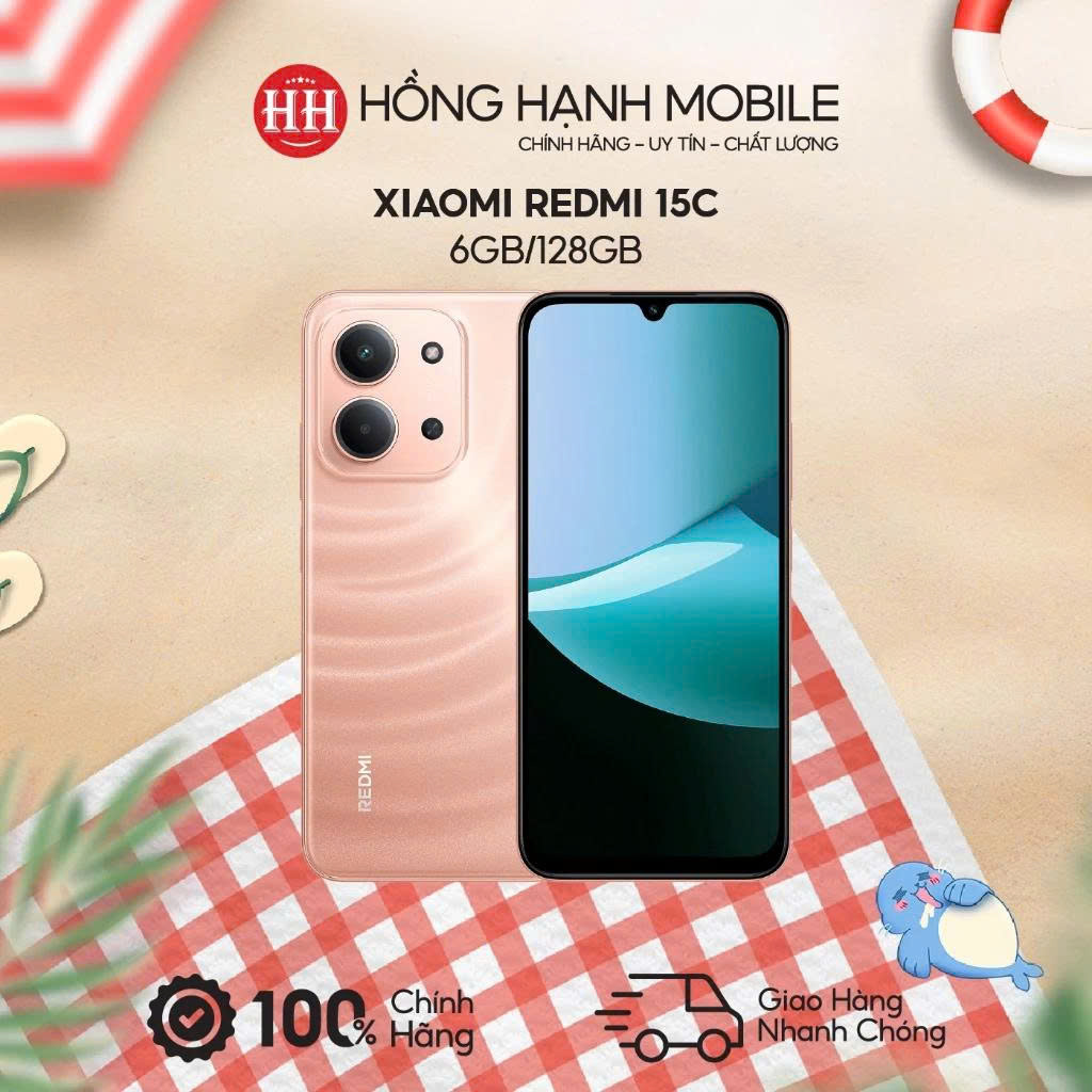 Điện Thoại Xiaomi Redmi 15C 6GB/128GB - Hàng Chính Hãng