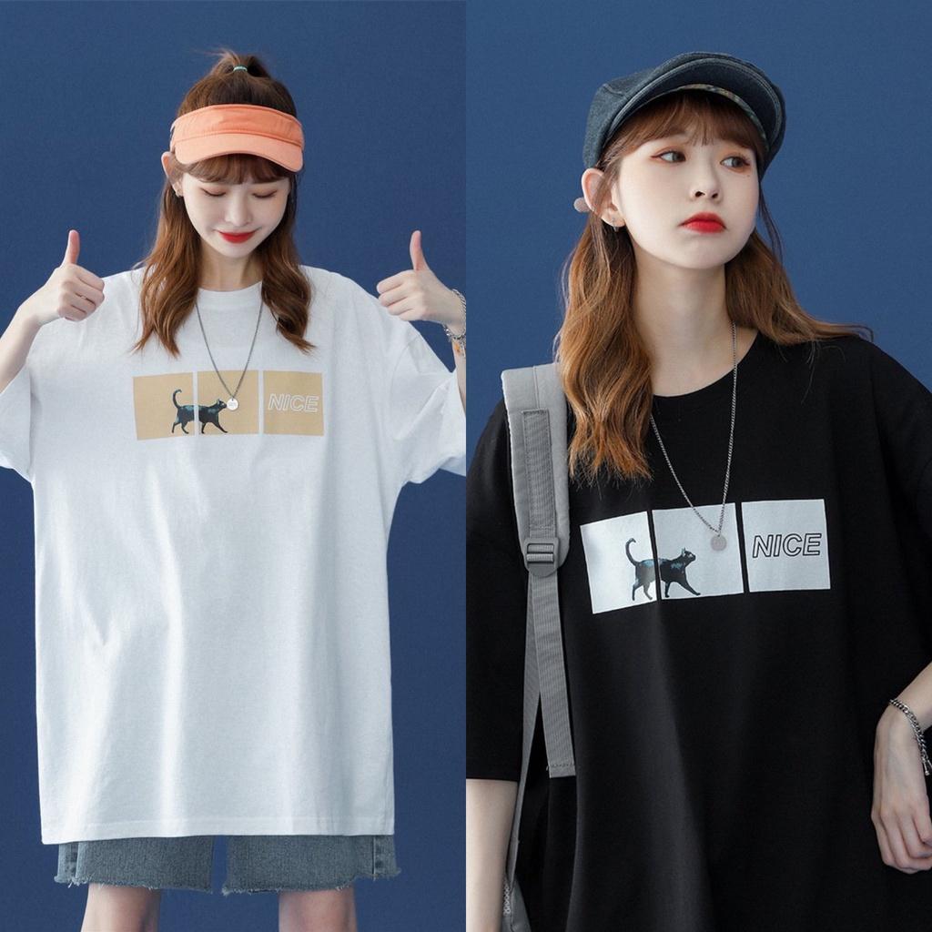 Áo thun tay lỡ form rộng dành cho các bạn nữ