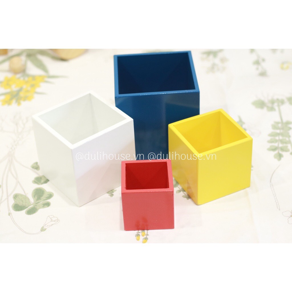 Đồ chơi lồng hộp vuông gỗ trí tuệ việt nam-Đồ chơi thông minh giáo dục cho Bé