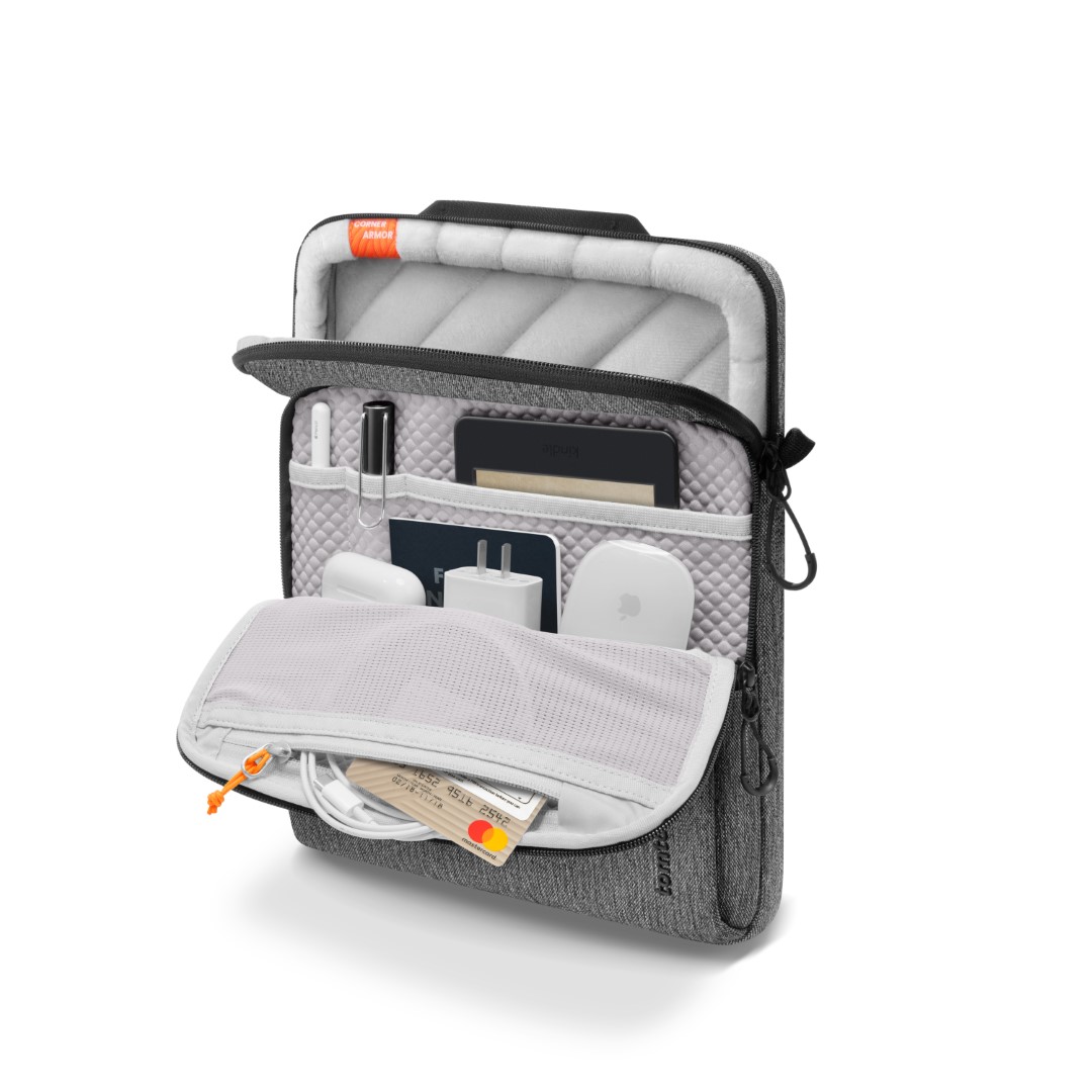 Túi Tomtoc Tablet Shouder Bag 360 Protection cho iPad Pro 12.9 2022-2018 - H13B -Hàng chính hãng