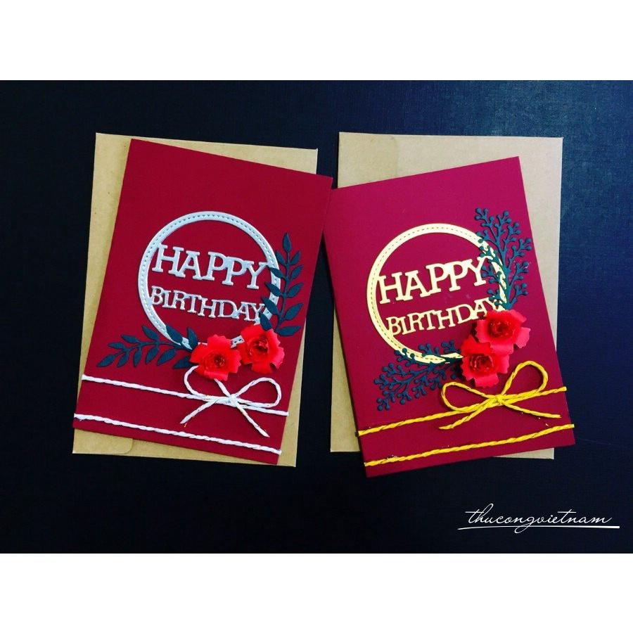 Thiệp "Happy Birthday" - 10x15cm
