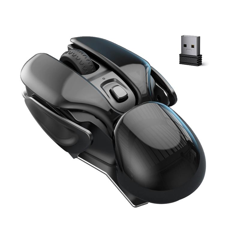 Tắt Tiếng Chuột Chơi Game Không Dây Công Thái 4 Nút 1600DPI Máy Tính Game Thủ Chuột Sạc Slience Quang Dành Cho Máy Tính Laptop