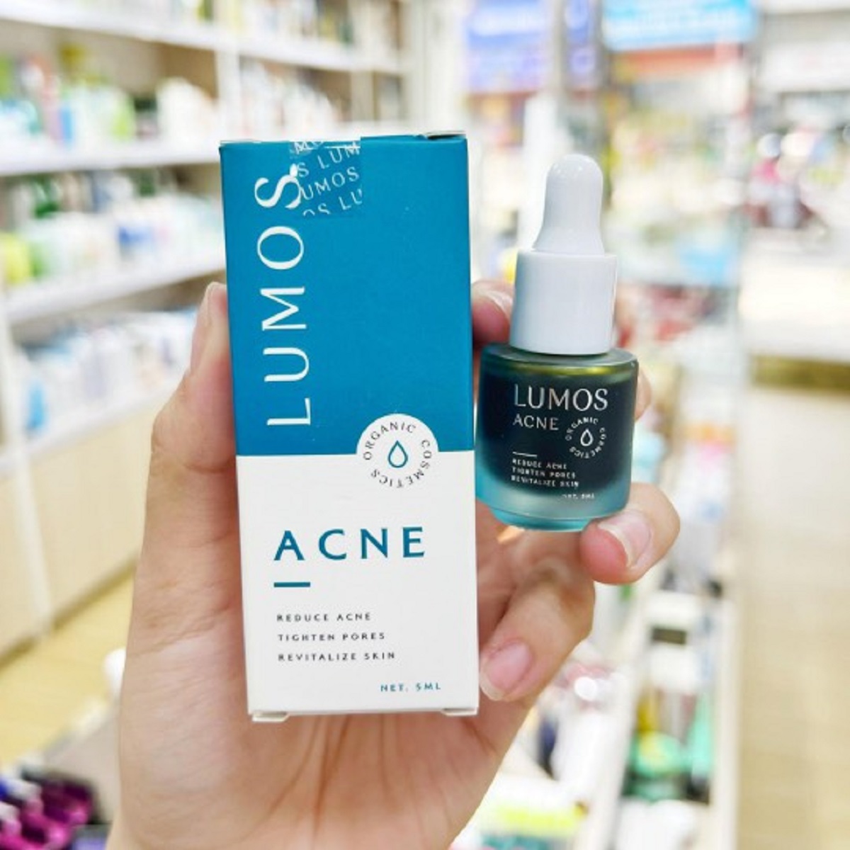 Serum Lumos Acne Hỗ Trọ Giảm Mụn,Giảm Dầu Nhờn Lọ 5ml Mẫu Mới 2023