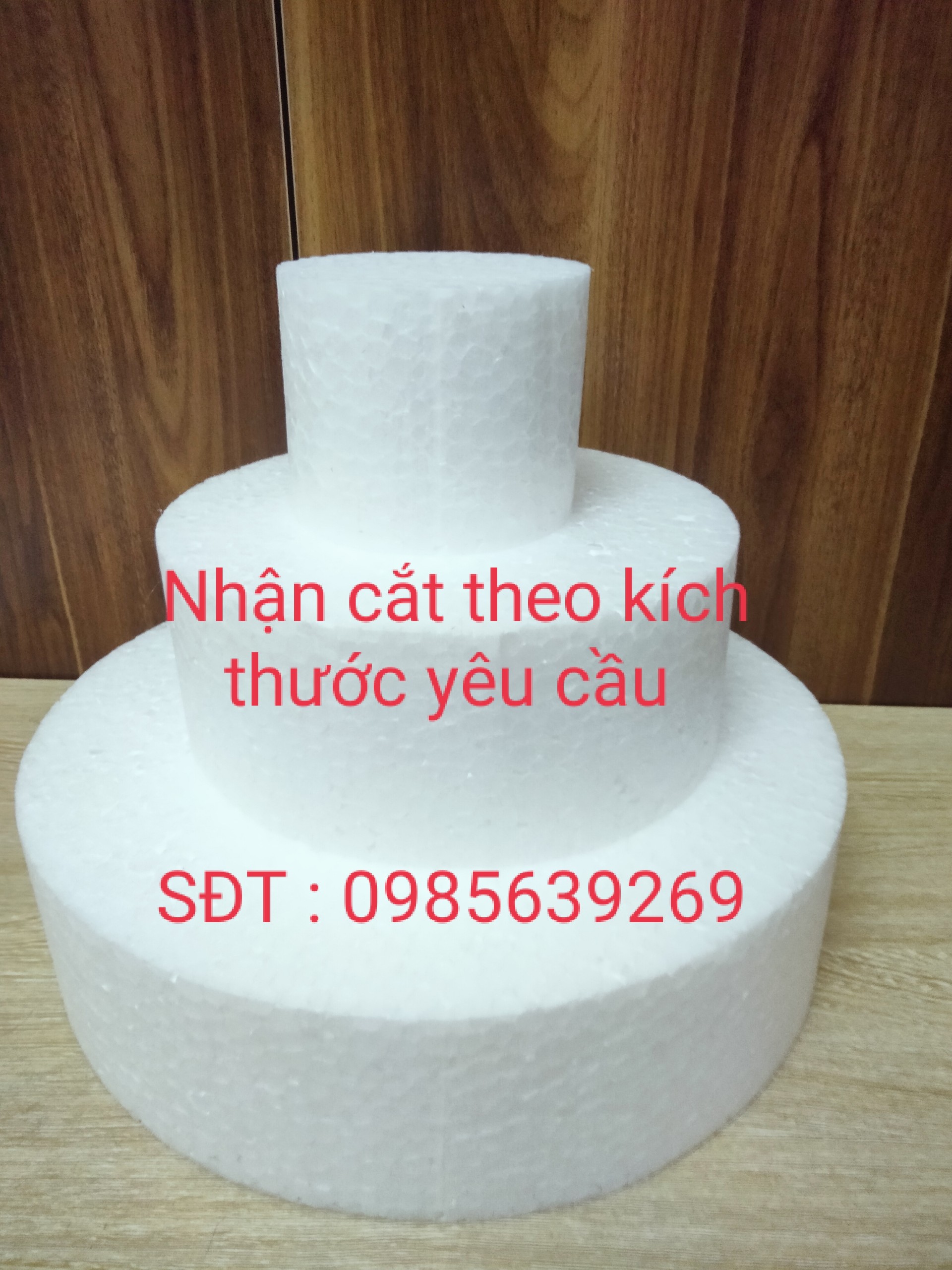 Xốp tròn luyện làm bánh kem, kê giỏ quà, làm cháp ăn hỏi, chụp hình