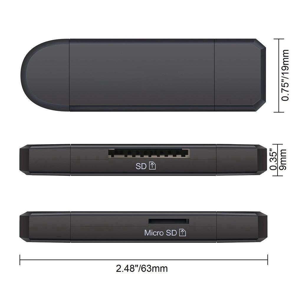 Đầu đọc thẻ nhớ TECSIRE cổng micro SD đa năng