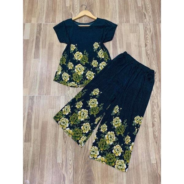 Đồ bộ trung niên nữ cho bà cho mẹ- bộ mặc nhà chất vải thun lạnh siêu mát