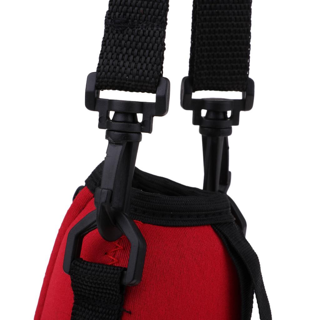 2pcs Water Bottle Holder 750ml Insulated Water Bottle Carrier/Bag/Pouch/Case/Cover/Sleeve with Shoulder Strap Zipper Buckle