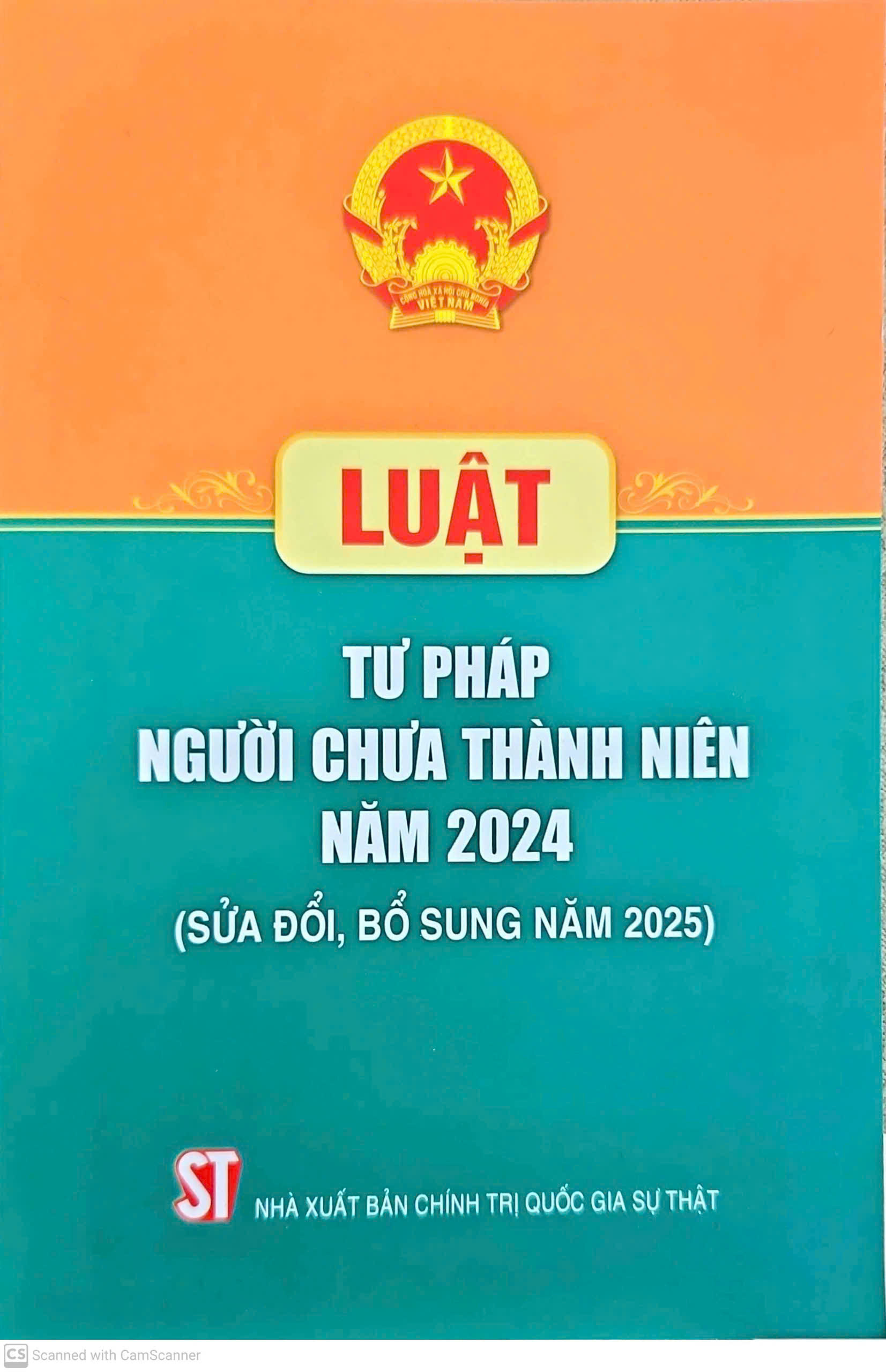 Sách Luật Tư pháp người chưa thành niên năm 2024