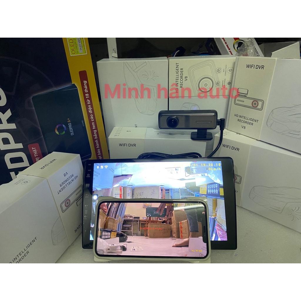 Camera Hành Trình V8 Cho Màn Hình DVD Android Cảnh Báo Va Chạm - Kết Nối WiFi Với Điện Thoại KÈM THẺ NHỚ