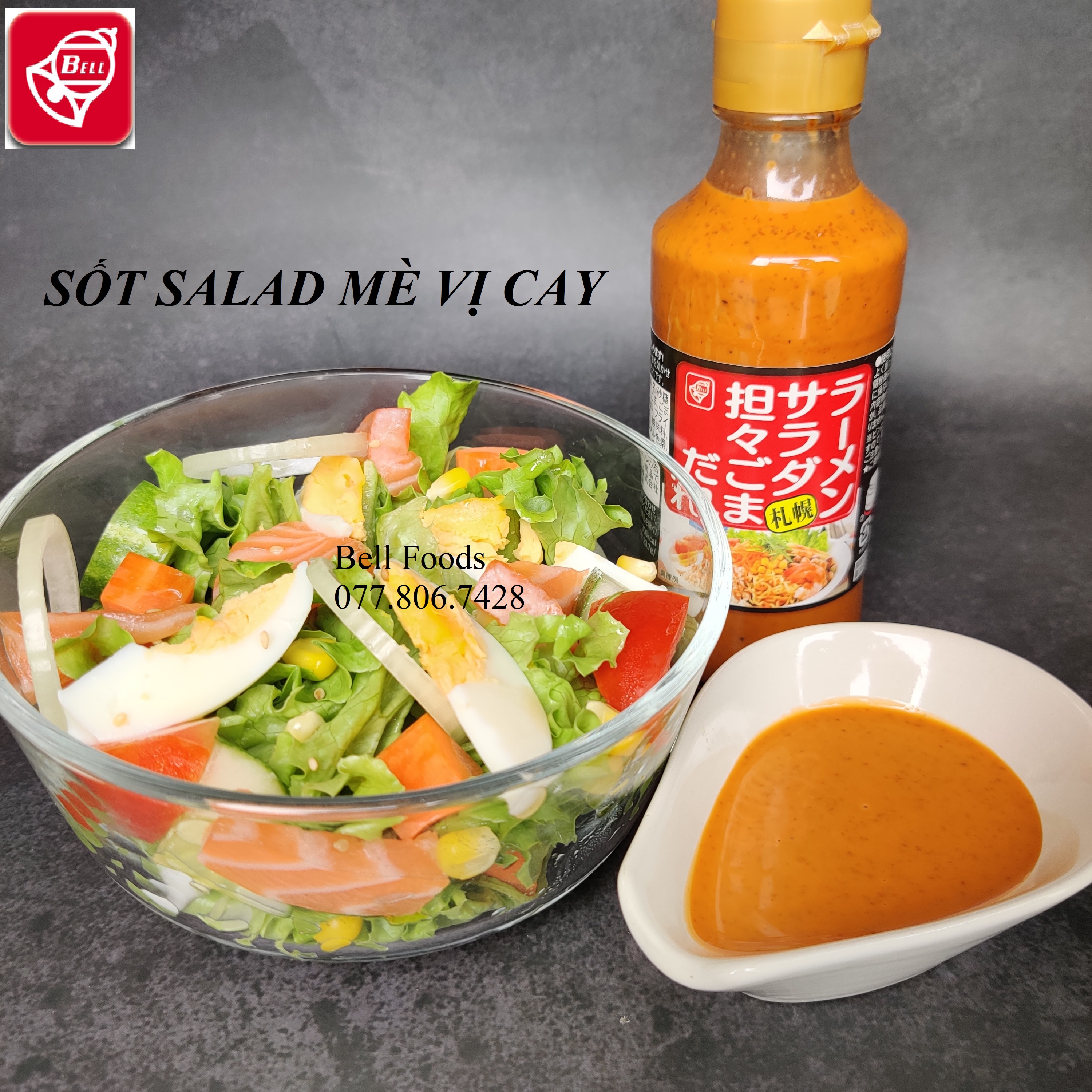 Sốt salad mè cay 220g