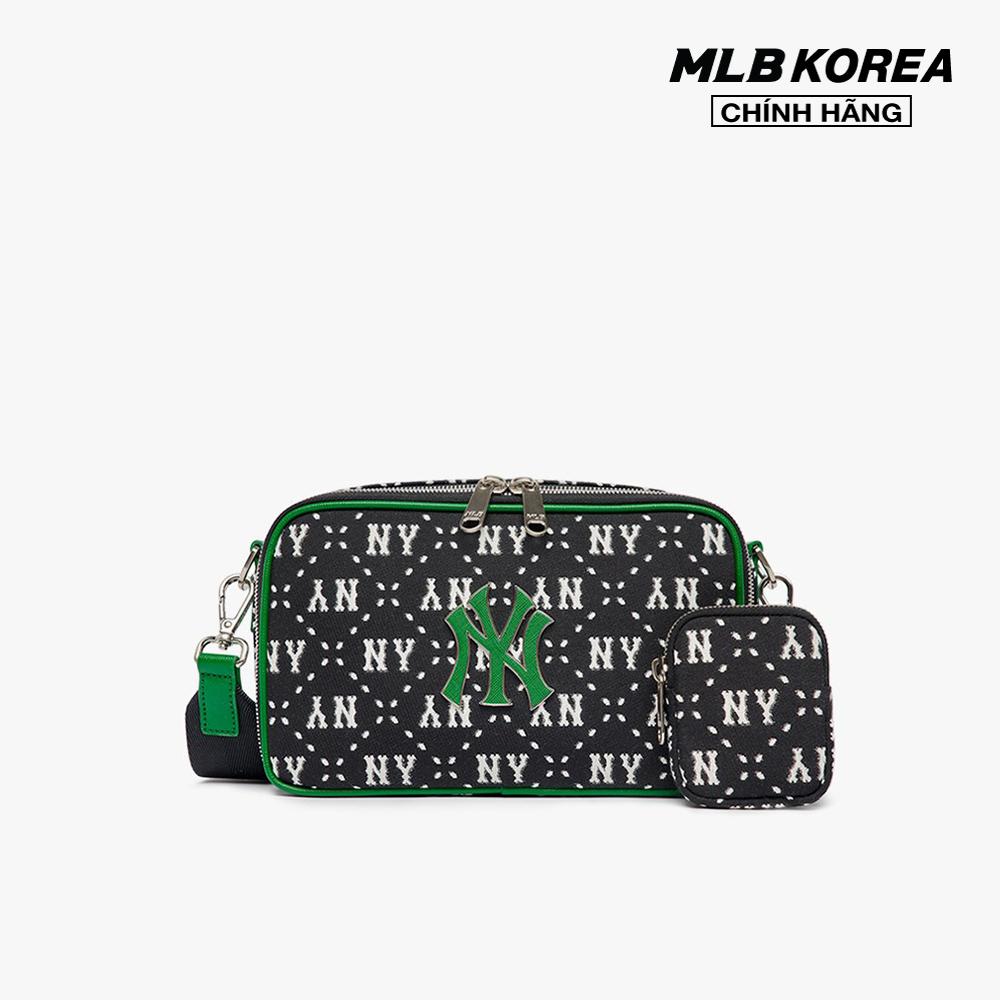 MLB - Túi đeo chéo unisex chữ nhật Diamond Monogram Jacquard 3ACRM013N-50BKS